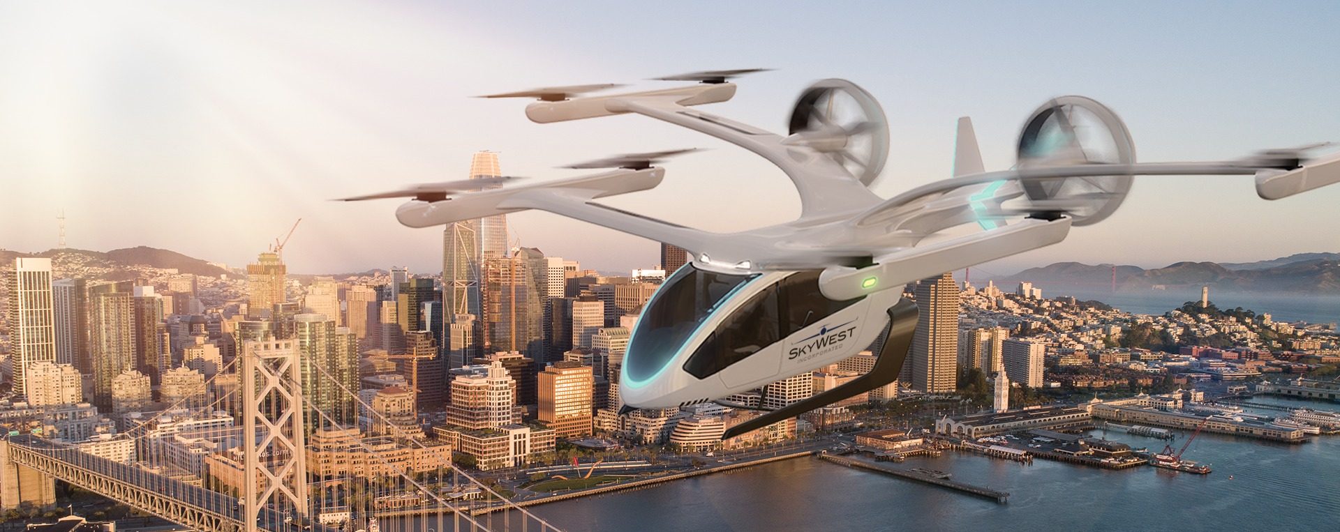 Eve and SkyWest Announce Partnership to Develop Regional Operator Network with an order for 100 eVTOL aircraft